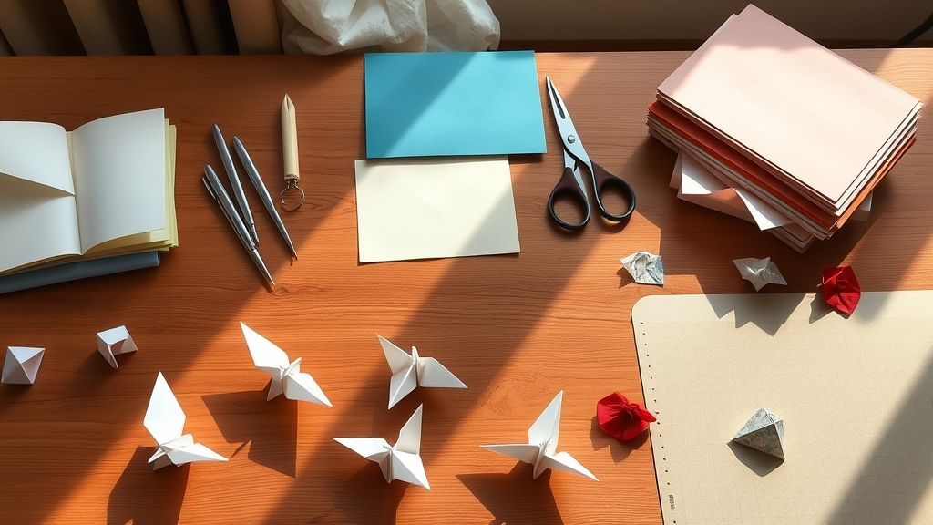 Bien choisir son matériel pour réussir tous vos pliages origami